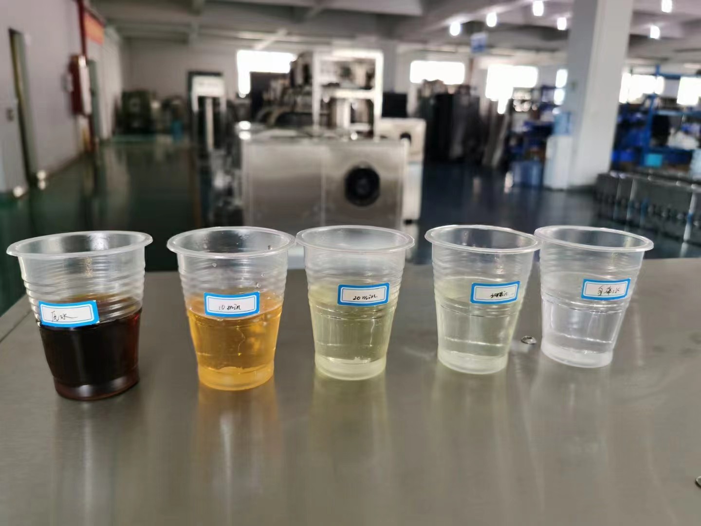 Wastewater decolorization treatment:ozone decolorization.